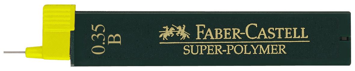 Faber-Castell - Minas Super-Polymer, B, 0,35 mm 