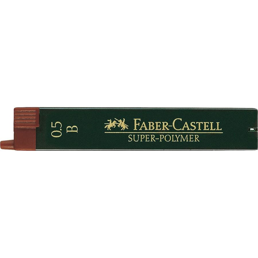 Faber-Castell - Minas Super-Polymer, B, 0,5 mm 