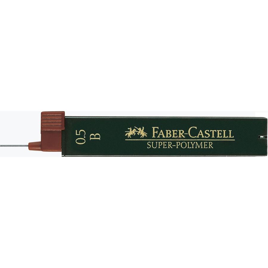 Faber-Castell - Minas Super-Polymer, B, 0,5 mm 