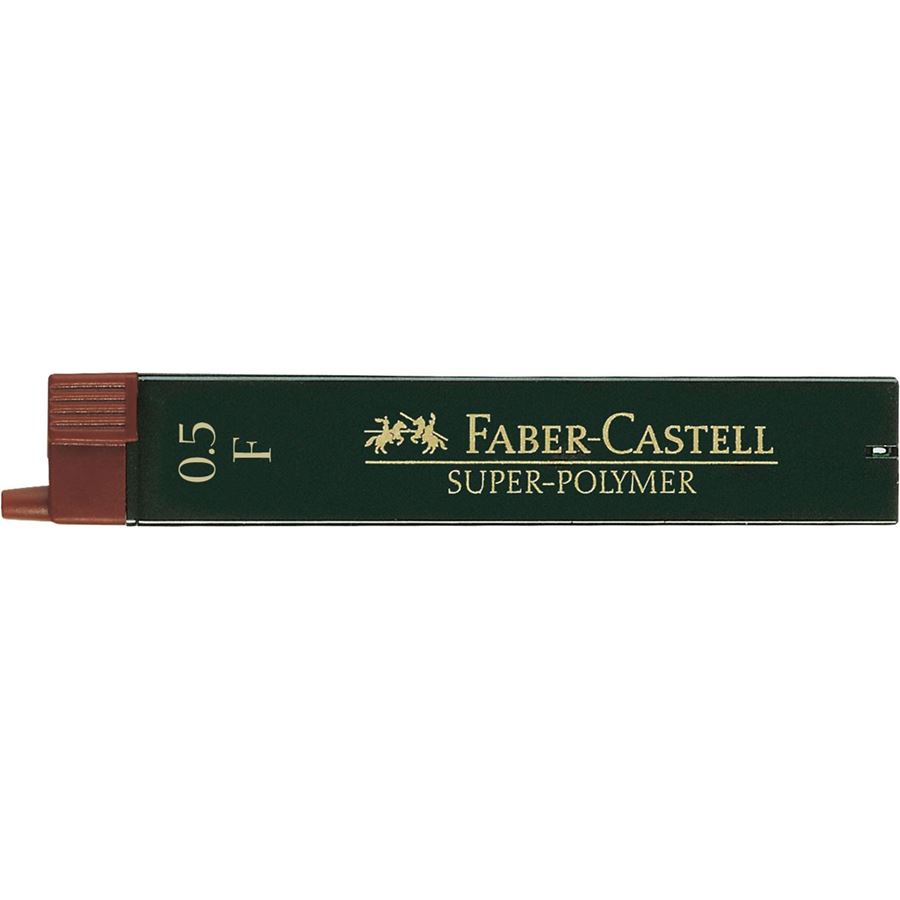 Faber-Castell - Minas Super-Polymer, F, 0,5 mm 