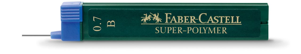 Faber-Castell - Minas Super-Polymer, B, 0,7 mm