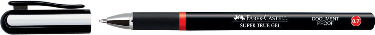 Faber-Castell - Roller SuperTrue Gel, 0,7 mm, rojo