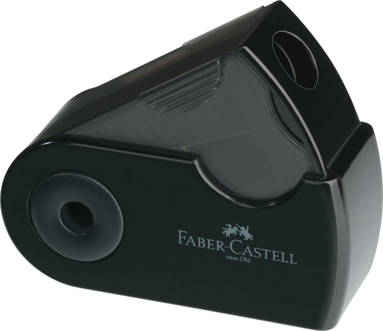 Faber-Castell - Afilalápices con depósito Sleeve Mini, negro