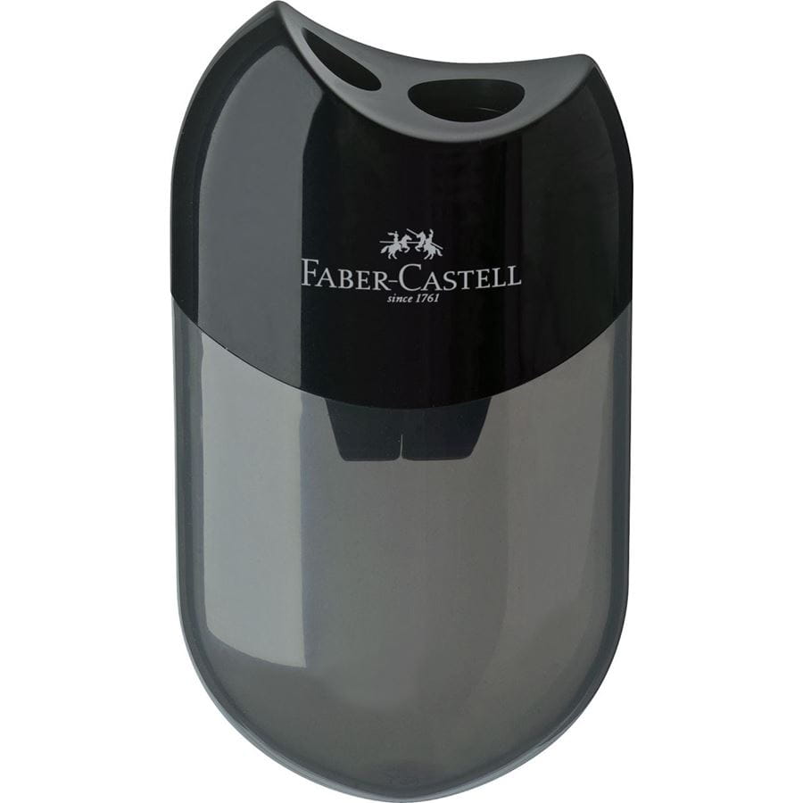 Faber-Castell - Afilalápices doble, negro