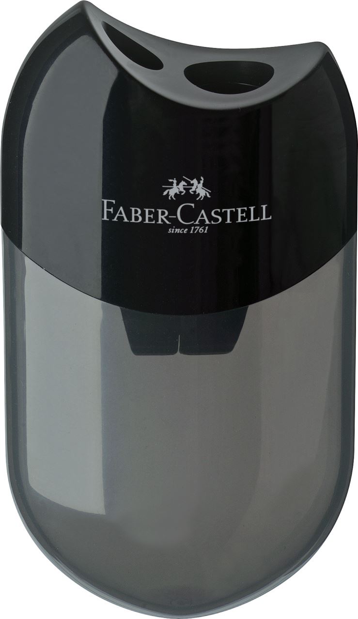 Faber-Castell - Afilalápices doble, negro