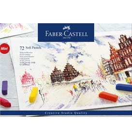 Faber-Castell - Estuche con 72 pasteles blandos mini
