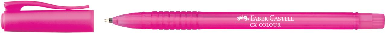 Faber-Castell - Bolígrafo CX Colour, rosa