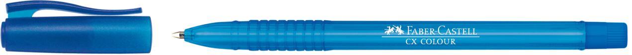 Faber-Castell - Bolígrafo CX Colour, azul