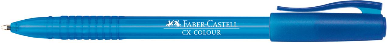 Faber-Castell - Bolígrafo CX Colour, azul