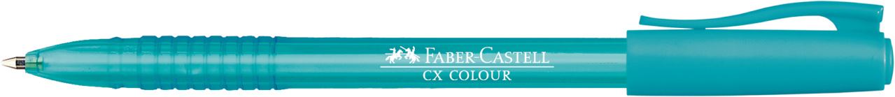 Faber-Castell - Bolígrafo CX Colour, turquesa