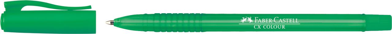 Faber-Castell - Bolígrafo CX Colour, verde