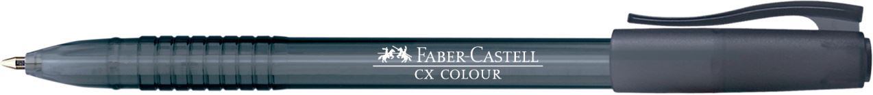 Faber-Castell - Bolígrafo CX Colour, negro