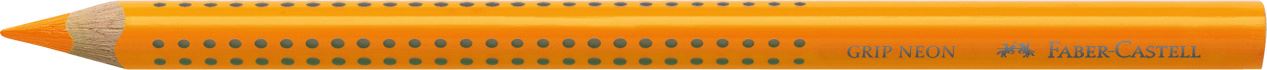 Faber-Castell - Marcador Jumbo Grip neón, naranja