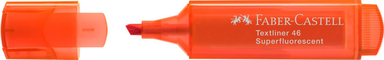 Faber-Castell - Marcador Textliner 46 superfluorescente, naranja