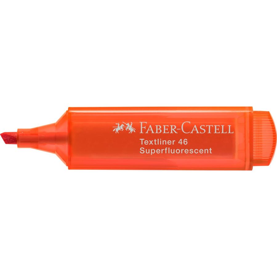 Faber-Castell - Marcador Textliner 46 superfluorescente, naranja