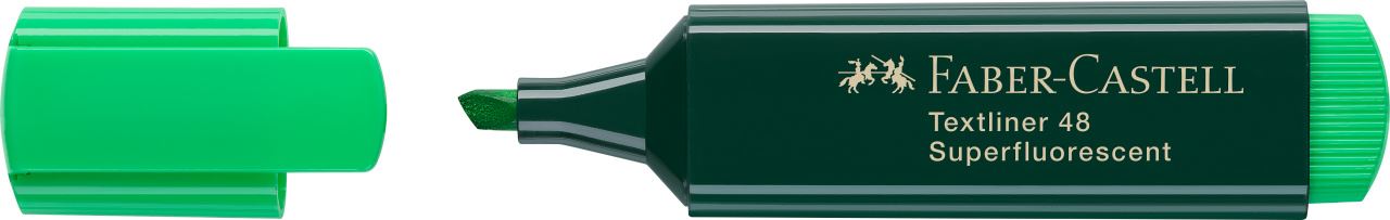 Faber-Castell - Marcador Textliner 48 superfluorescente, verde