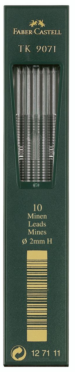 Faber-Castell - Mina TK 9071, H, Ø 2 mm