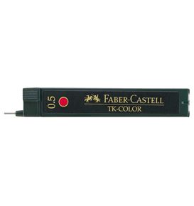 Faber-Castell - Minas de color TK-Color, 0,5 mm, rojo