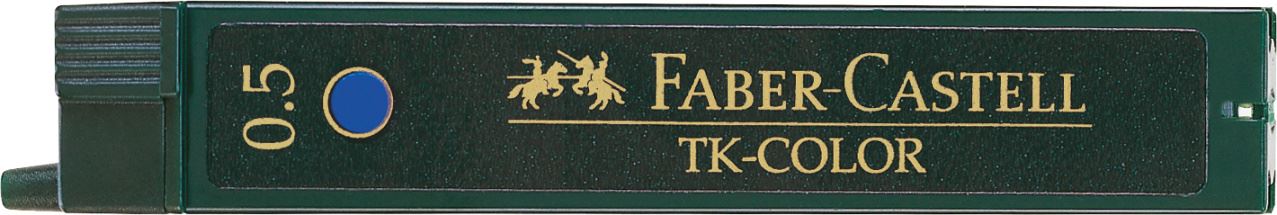 Faber-Castell - Minas de color TK-Color, 0,5 mm, azul