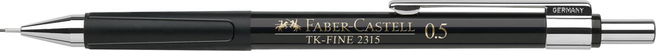 Faber-Castell - Portaminas TK-Fine 2315, 0,5 mm, negro