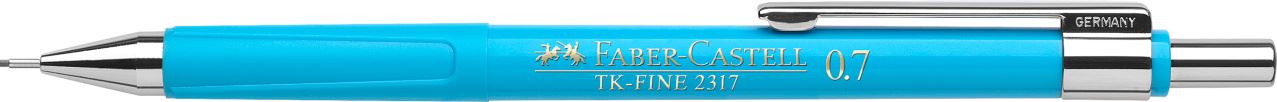 Faber-Castell - Portaminas TK-Fine 2317, 0,7 mm, azul claro