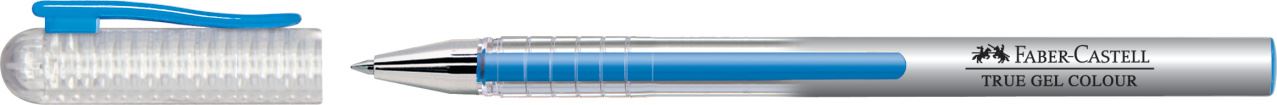 Faber-Castell - Roller True Gel Colour, 0,7 mm, azul claro