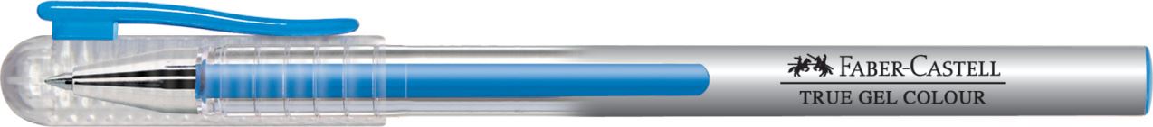 Faber-Castell - Roller True Gel Colour, 0,7 mm, azul claro