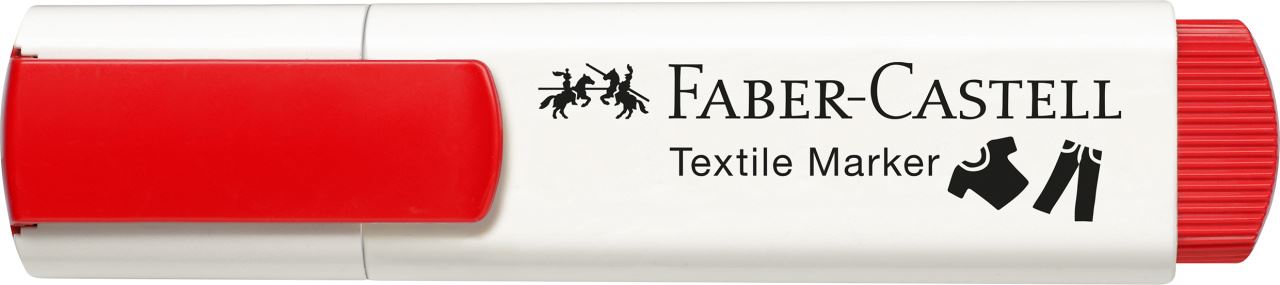Faber-Castell - Marcadores textiles, 5 colores