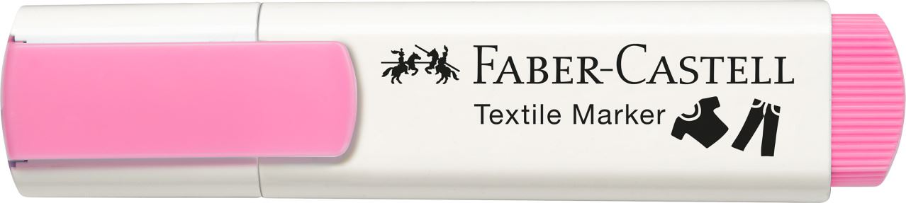 Faber-Castell - Juego de marcadores textiles, 4 colores bebé + 1 negro