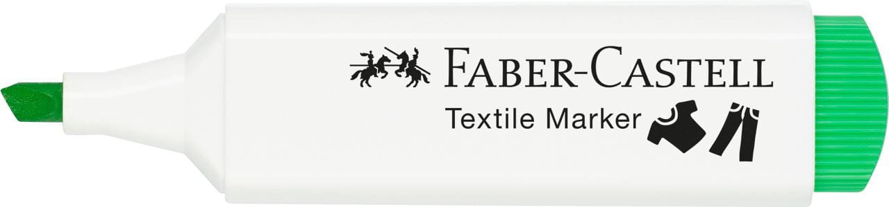 Faber-Castell - Marcador de ropa verde neón
