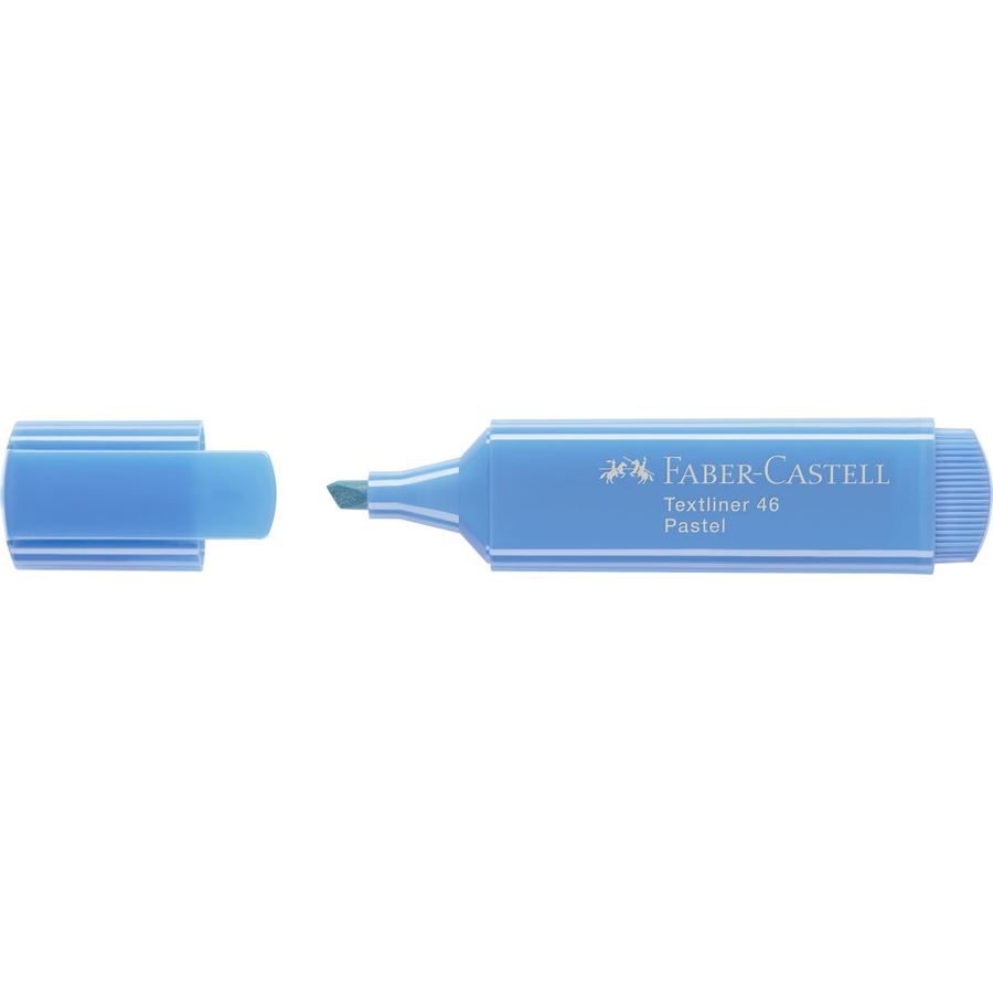 Faber-Castell - Marcador Textliner 46 pastel, azul ultramar