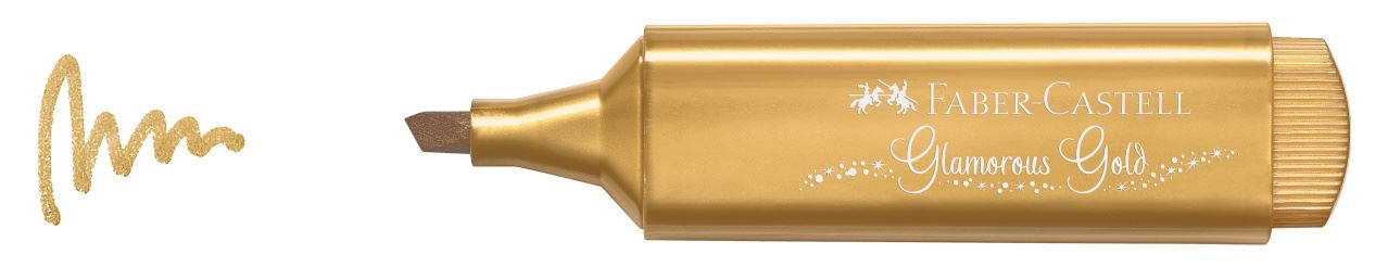 Faber-Castell - Marcador Textliner 46 metálico glamorous gold