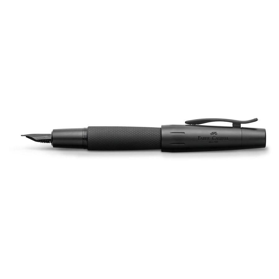 Faber-Castell - Pluma estilográfica e-motion negro puro, F