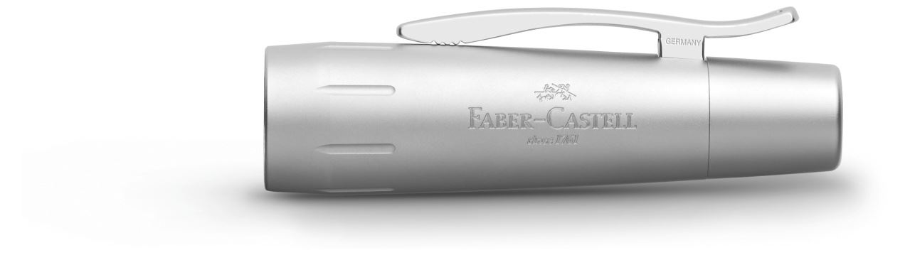 Faber-Castell - Estilográfica e-motion Pure Silver M