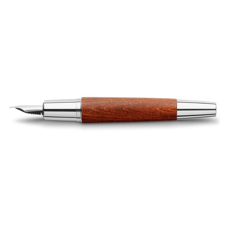 Faber-Castell - Pluma estilográfica e-motion madera de peral, F